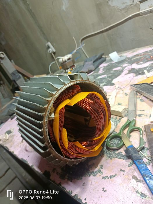 Ремонт и перемотка электродвигателя