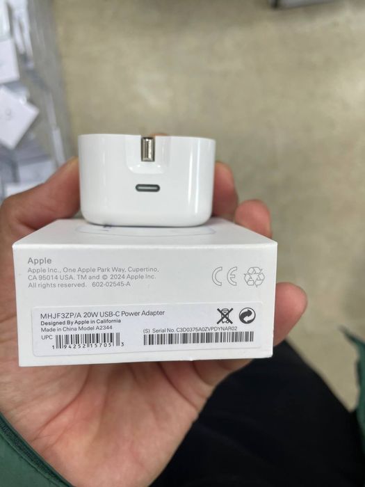 iPhone zaryadka ORG USB-C adapter iPhone zaryadnik Зарядка для Айфон