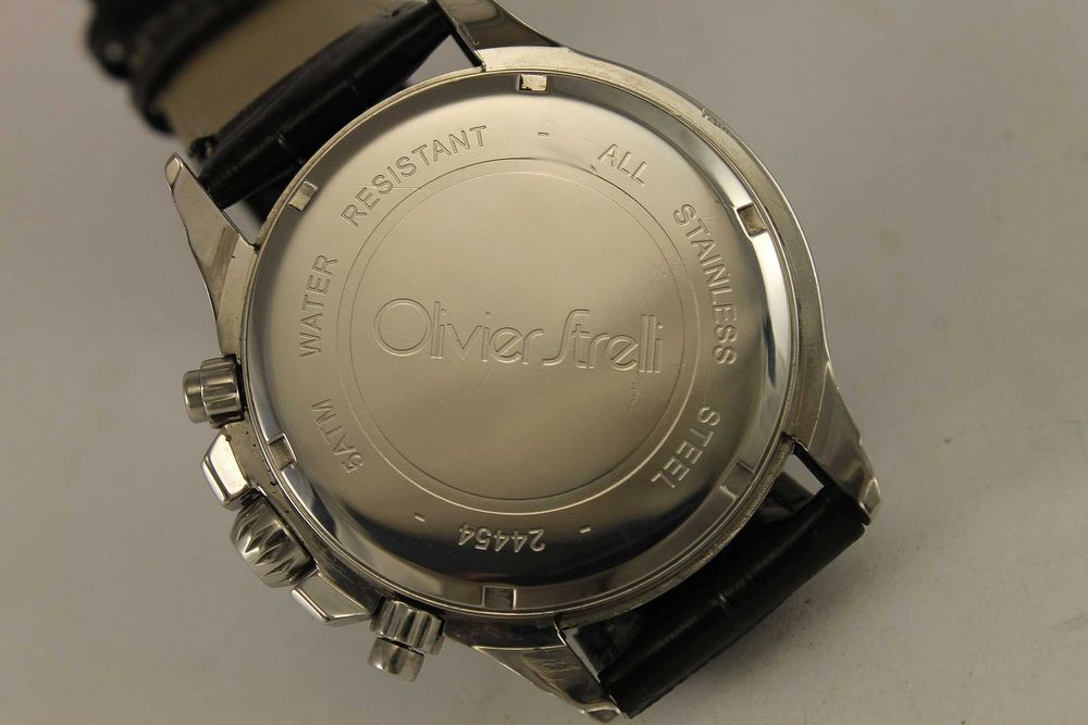 OLIVIER STRELLI Мъжки Стоманен Часовник Хронограф