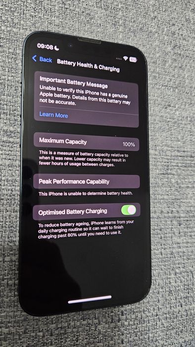 Iphone 13 mini 128gb negru, baterie 100%