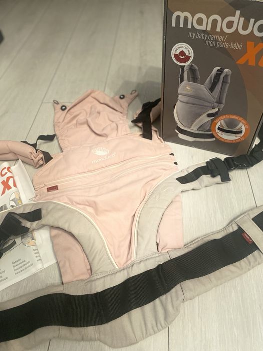 Marsupiu ergonomic  Manduca Butterfly Rose