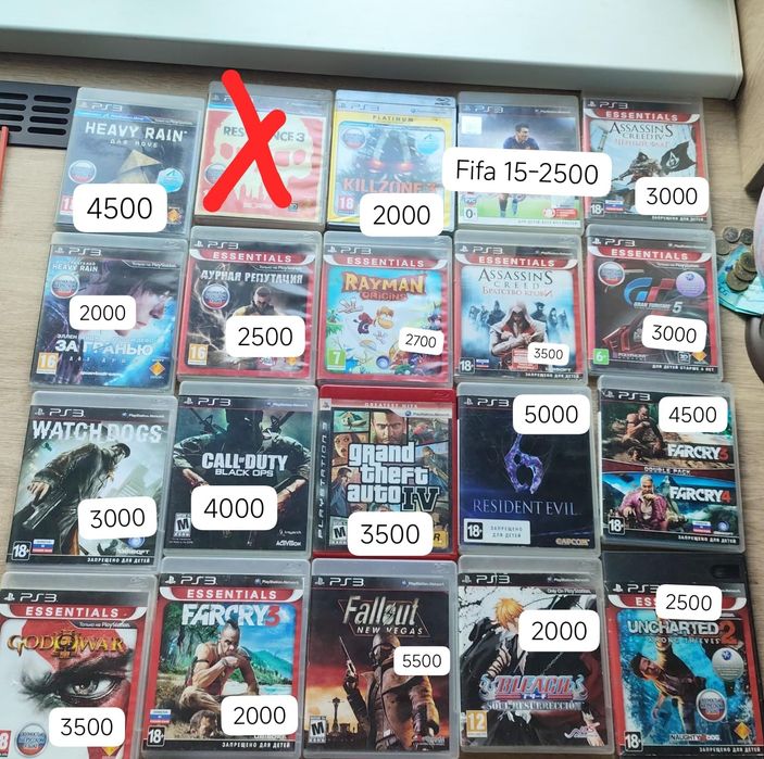 Диски ps3 астана