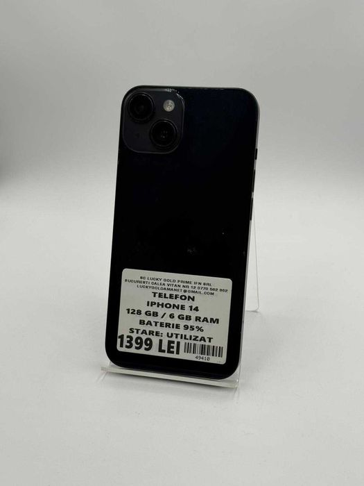 Iphone 14 / 128 GB 95% BAT / Factura / Garantie #49410
