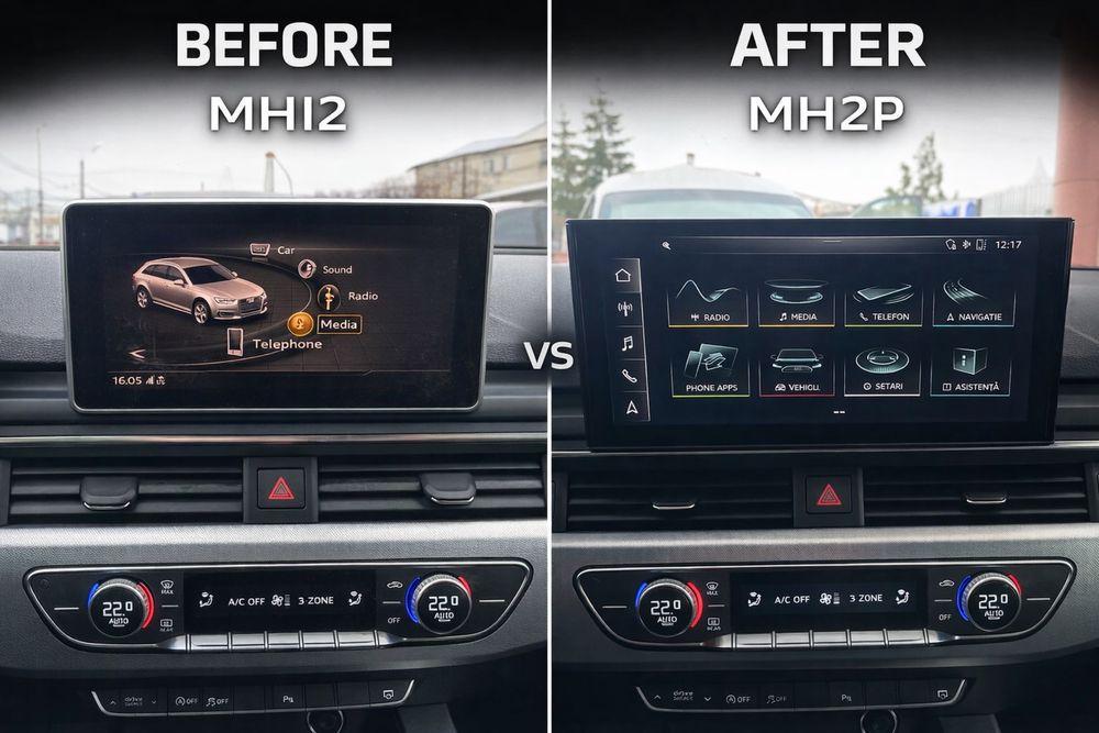 Vand kit retrofit navigatie originala Audi MH2P touch pentru A4 A5 Q5