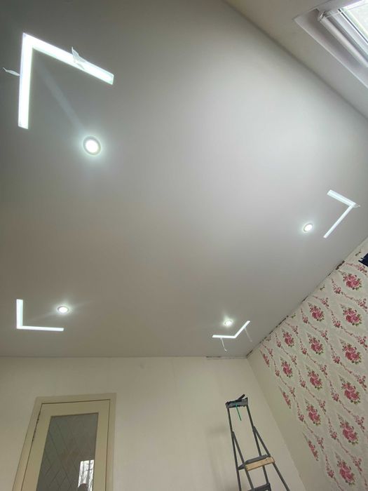 Натяжные потолки с гарантией