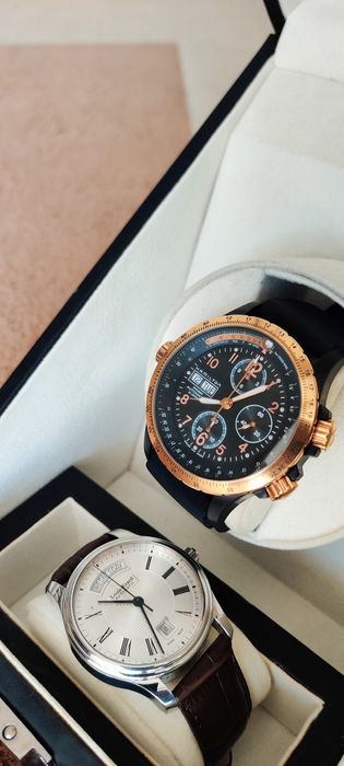 Ceas Hamilton X-Wind rose gold nou valjoux 7750 tag heuer longines