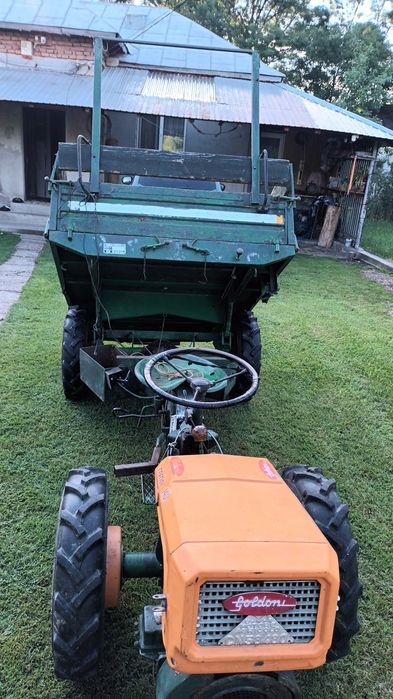 Motocultor Motoagricola 4x4 Goldon i motor Lombardini lda510