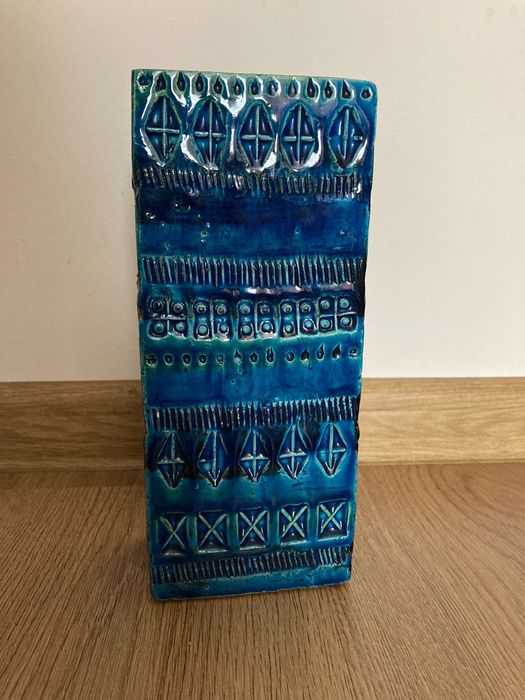 Vintage Bitossi ваза от серията Rimini Blue на Aldo Londi