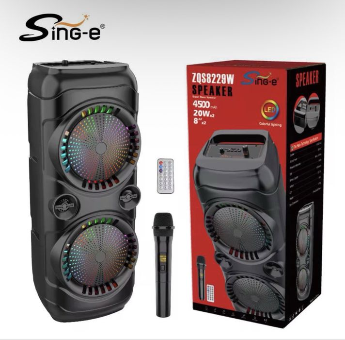 Bluetooth колонки ZQS с RGB подсветкой