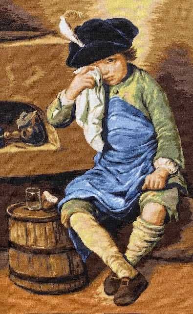 Goblen ”Singur pe lume”