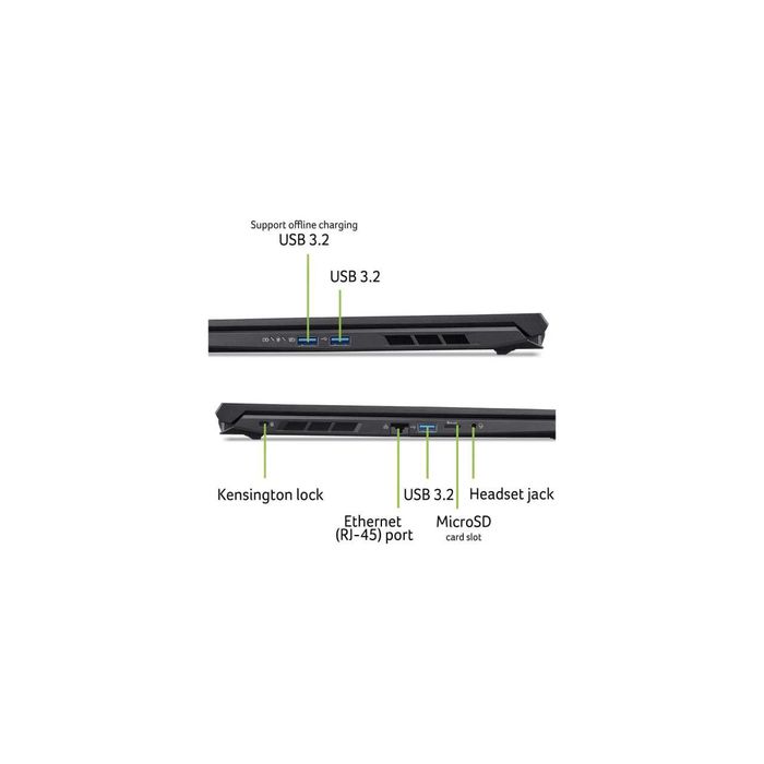 Acer Nitro V16 IPS 180Hz AMD Ryzen 5-240 DDR5 16GB 512GB  RTX5050 8GB