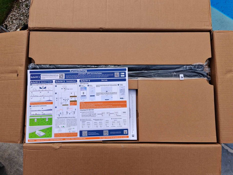 Masina Robot Tuns iarba gazon • Anthbot genie 600 • NOU • Sigilat