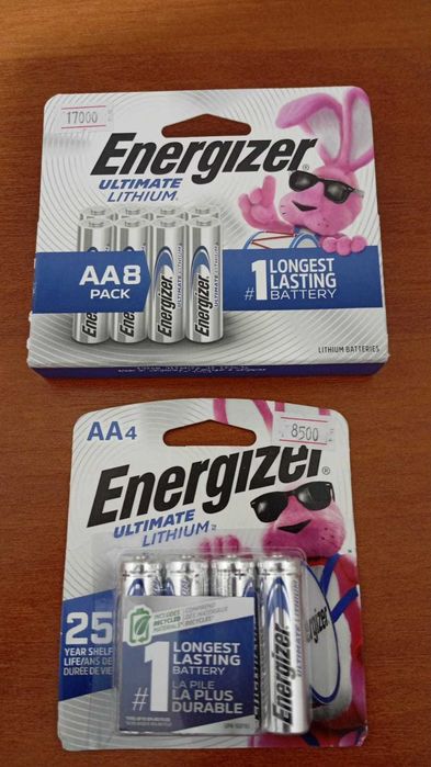 Батарейки Energizer Ultimate Lithium–AA(Пальчиковые )для GPS на лошадь