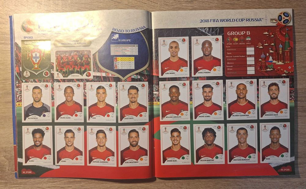 Попълнен Албум Панини Русия 2018