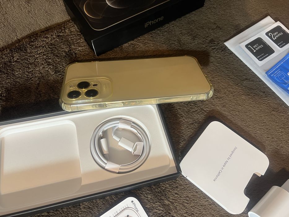 Iphone 12 Pro Max 128 gb gold златен 100 % батерия