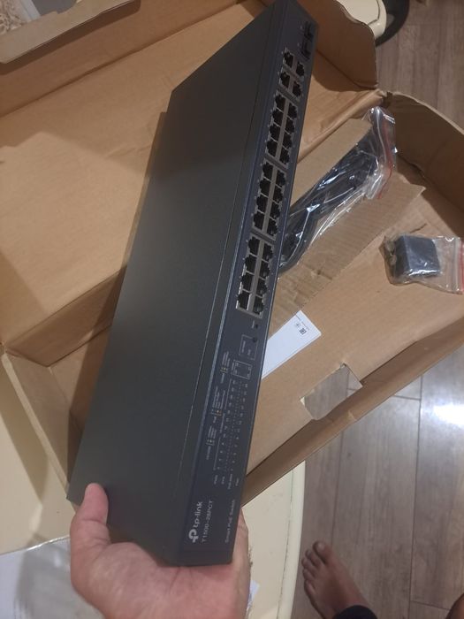 TP-Link JetStream Smart PoE+ Switch TL-SL2428P (T1500-28PCT), управляе