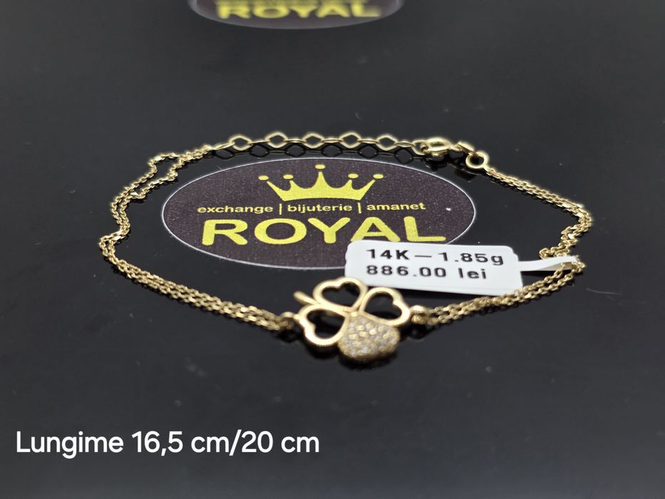 Bijuteria Royal: Bratara aur 14k/1.85 gr