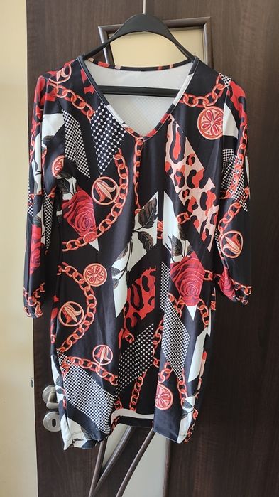 Дамска цветна рокля