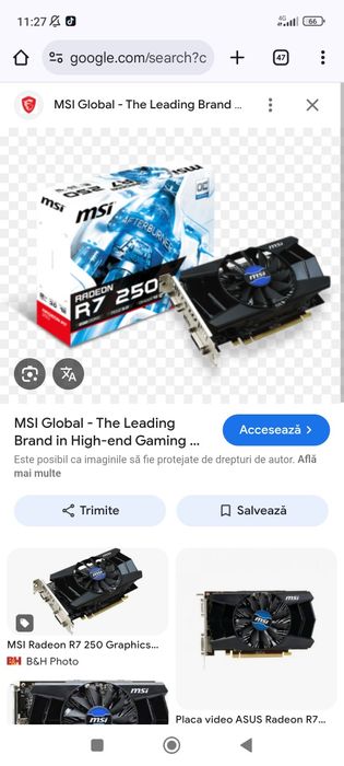 Placa video R7 250