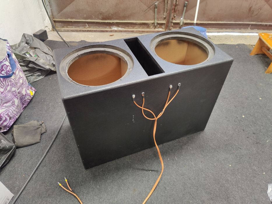 Incinta 2x12 inch sau 2x30cm mdf subwoofer woofer (trf deafbonce jbl)