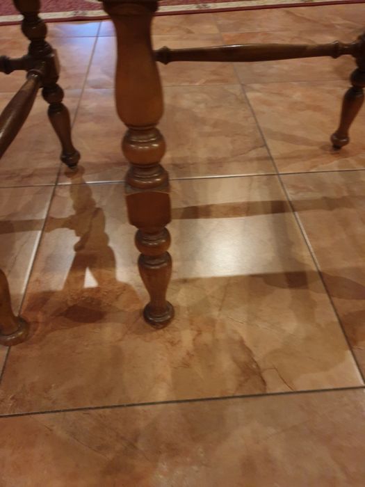 Scaune jilt din lemn 6 buc