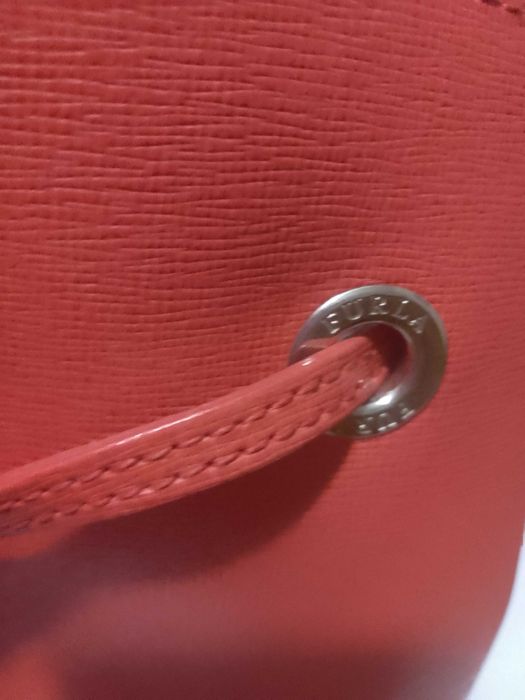 Чанта FURLA в цвят корал