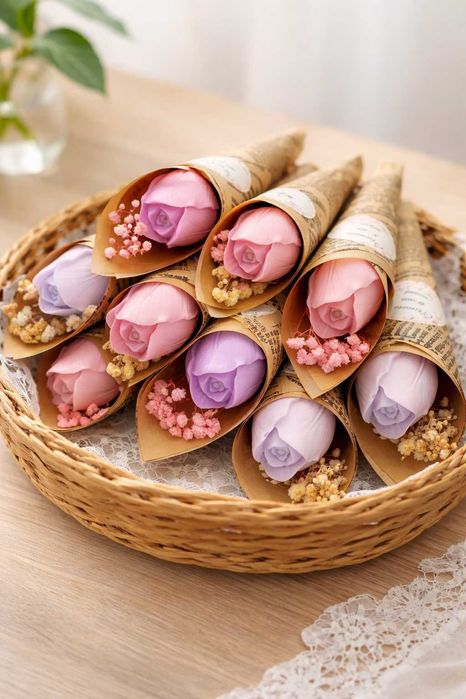 Букети от ароматни глицеринови цветя и др