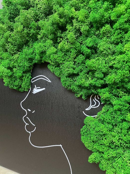 Канава със скандинавски мъх  "African woman"