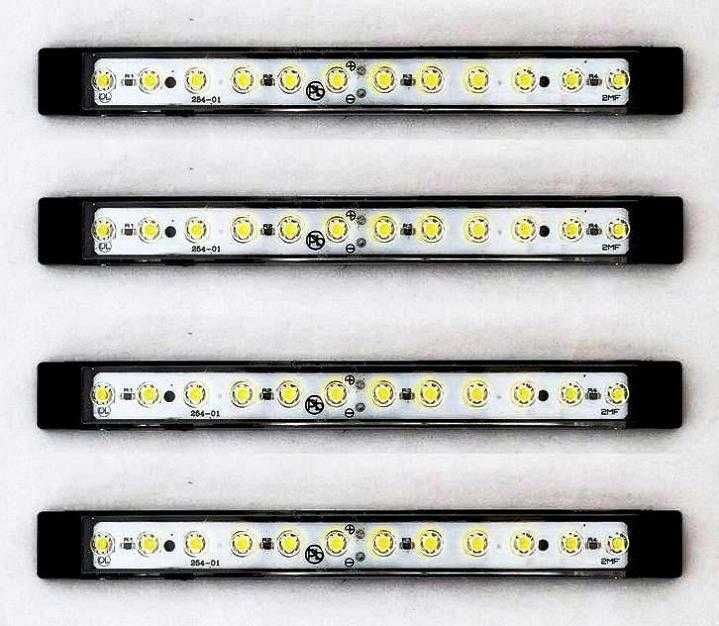 1бр. диодни ЛЕД LED габарити за камион с 12 SMD диода 12-24V , 3 цвята