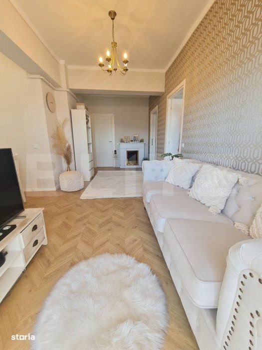 Apartament cu 3 camere, mobilat si utilat, lift, parcare, acces restri