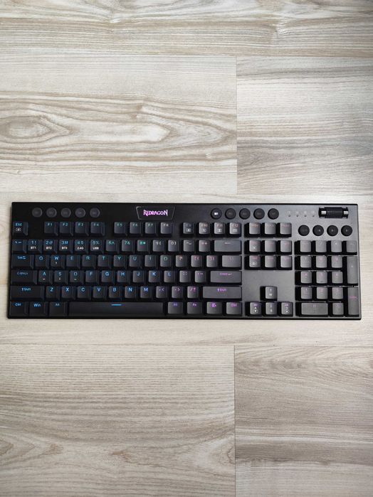 Vand tastatura mecanica Redragon Horus RGB wireless