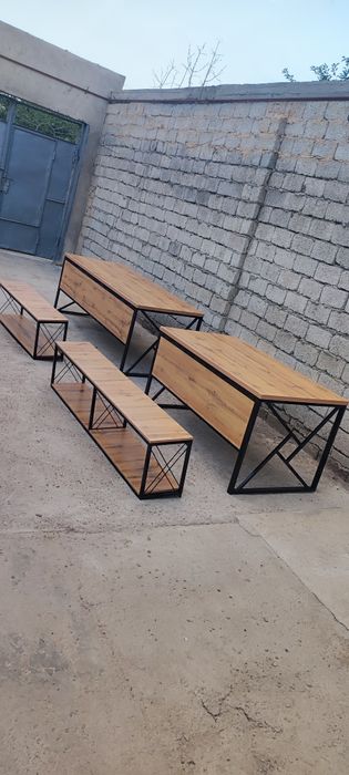 Стол в стиле лофт