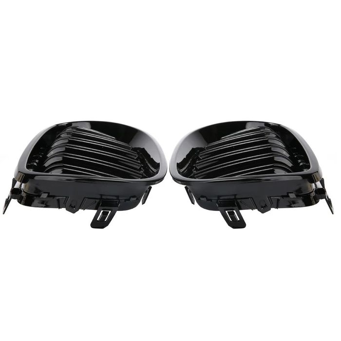 Set Grile Nari Fata Duble Bmw e60 e61 Seria 5 Negru Mat lucios