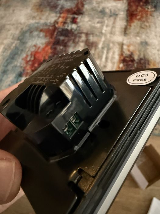 Vand Termostat Smart WiFi Tuya, LCD Touch, Negru