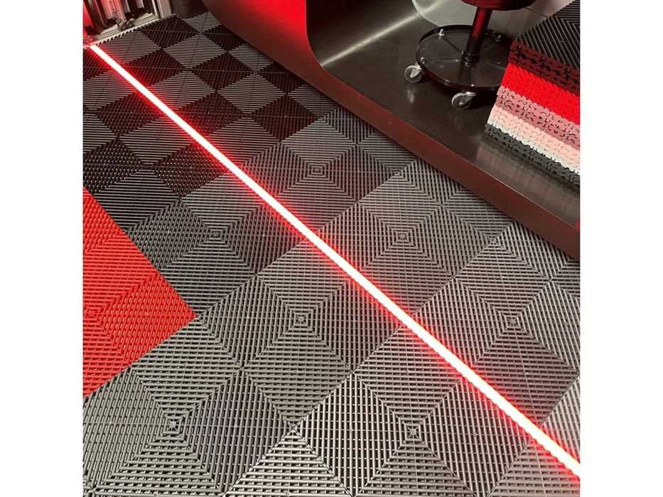 Canal și elemente accesorii pentru iluminare LED în pardoseli modulare