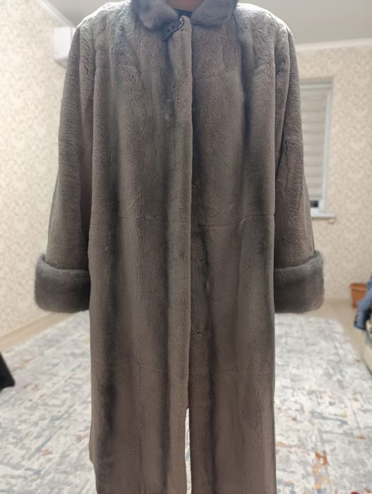 Шуба мутоновая бу