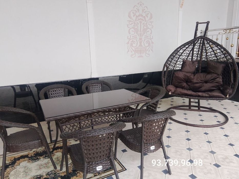 Ratan stol stullari. RAYYAN ART MEBELDAN