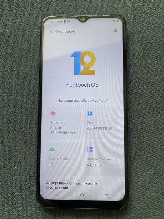 Продам Vivo Y21. 4/64