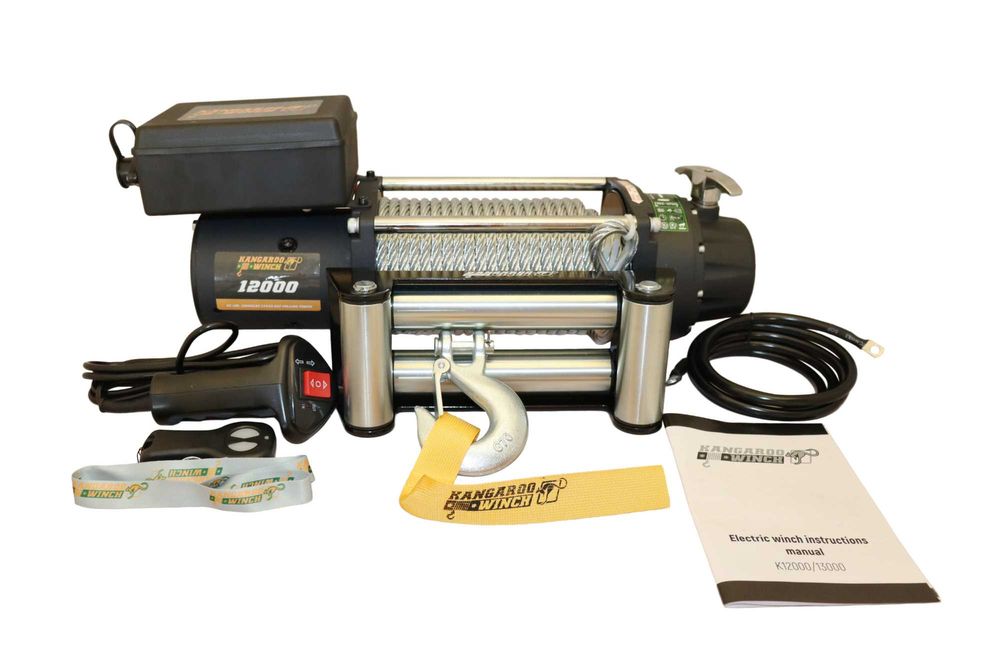 Лебедка с дистанционно KangarooWinch K12000 12V (PowerWinch)