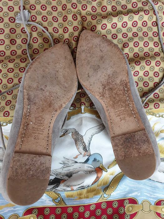 Balerini piele naturala Kennel & Schmenger Musette Massimo Dutti Zara