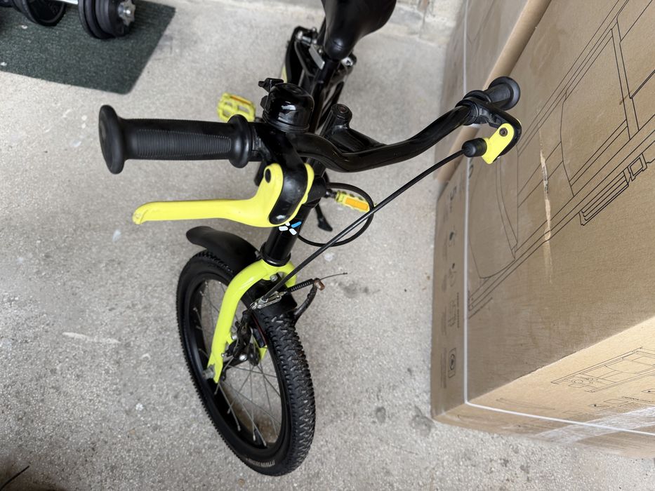 Bicicleta copii DARK-HERO 500 + bara initiere gratuit