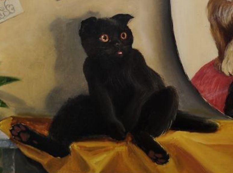 Живописный портреты кошек на заказ