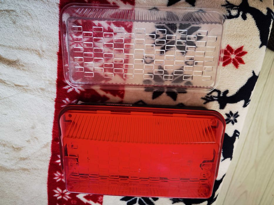 Lampa semnalizare rosie/transparent led 6w/230v nou