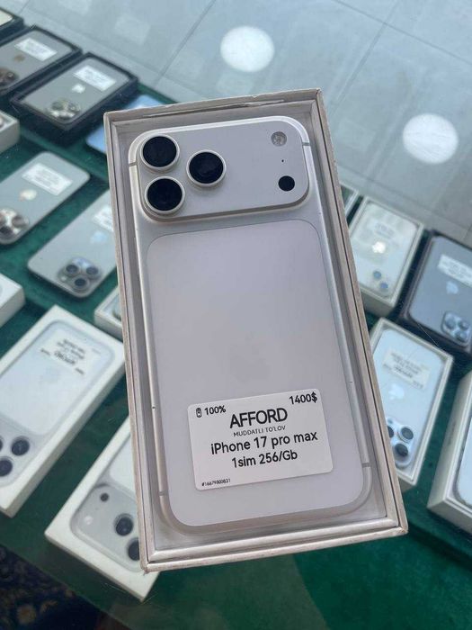 iPhone 17 Pro Max 256 100 Bolib Tolashga!!!