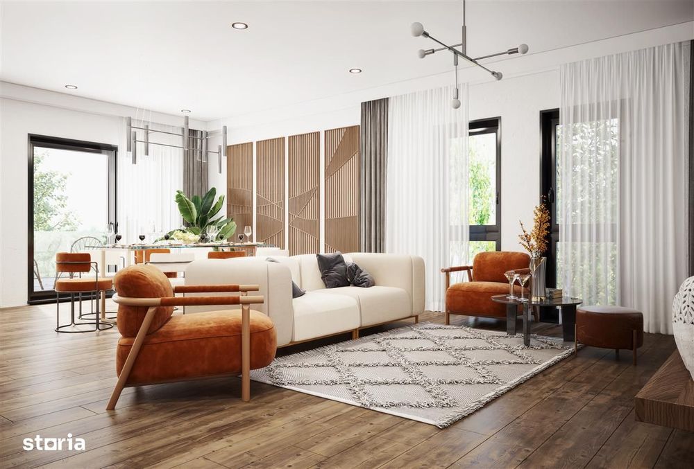 Casa noua, moderna - 5 camere, teren 561mp, 300 mpu, garaj - zona buna