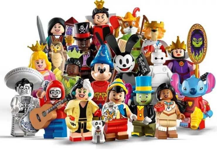 LEGO Minifigures Disney 100, 71038, пълна колекция, минифигури Дисни