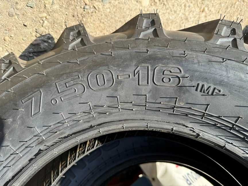 Anvelope noi 7.50-16 ASCENSO de tractiune cu 8 pliuri de tractor fata