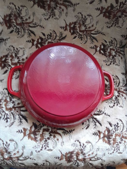 Tigaie/ceaun profesională, nouă din fontă cu capac – 3,1 L – Ernesto