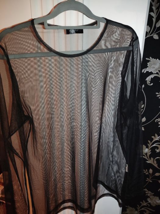 Стильная кофта-сетка, подойдёт как накидка на купальник,топ
