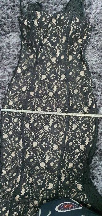 rochie de ocazie, neagra, de dantela